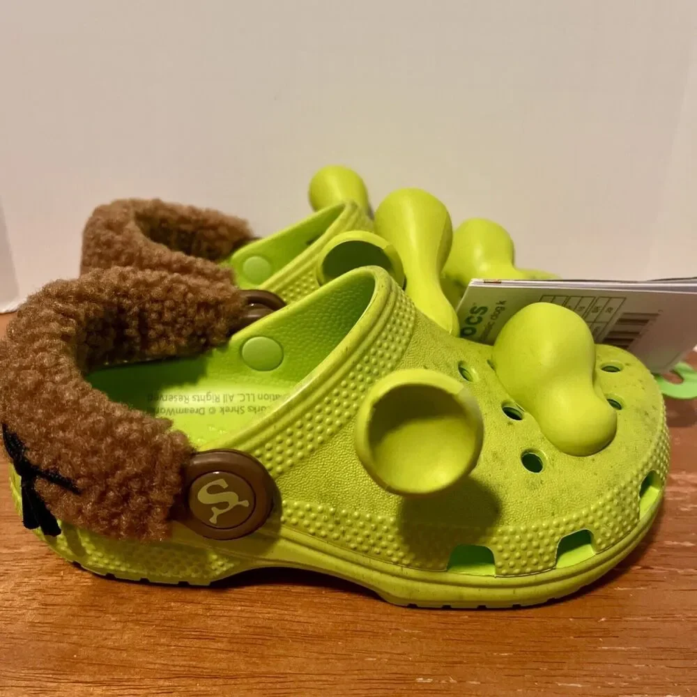 Crocs‎ Classic Clog Dreamworks Shrek Kids Lime Punch C11 Rare Limited 209378-3TX
